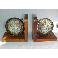Two Globe Bookends   123309426050